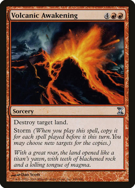 Volcanic Awakening [Time Spiral] - MTG Single