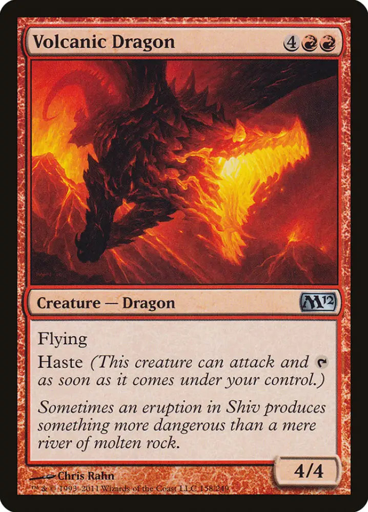Volcanic Dragon [Magic 2012] - MTG Single