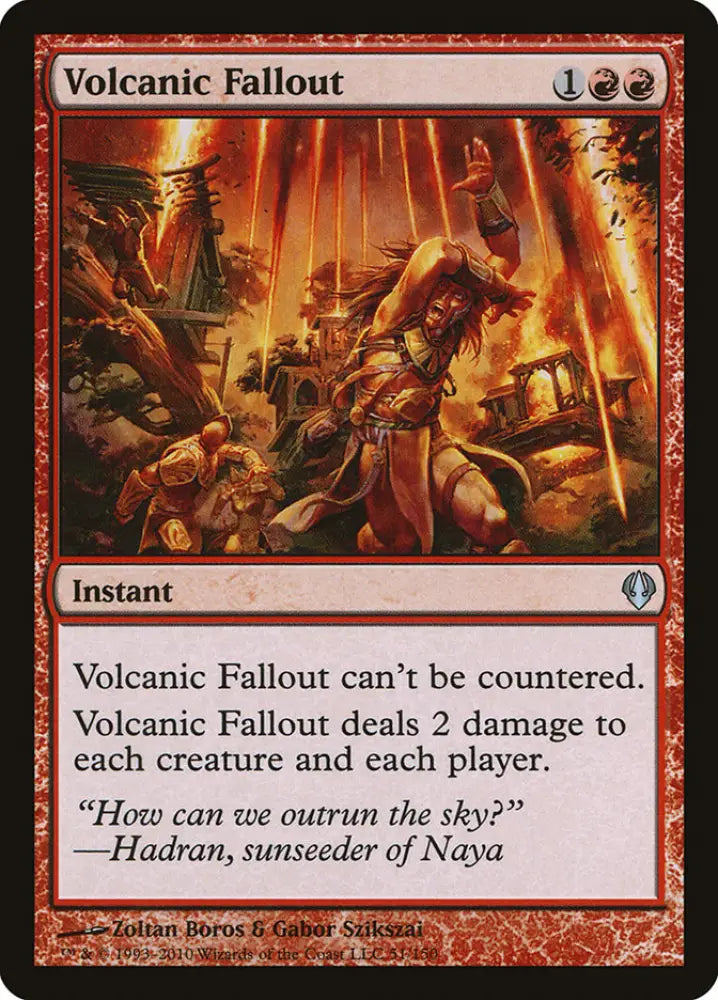 Volcanic Fallout [Archenemy] - MTG Single