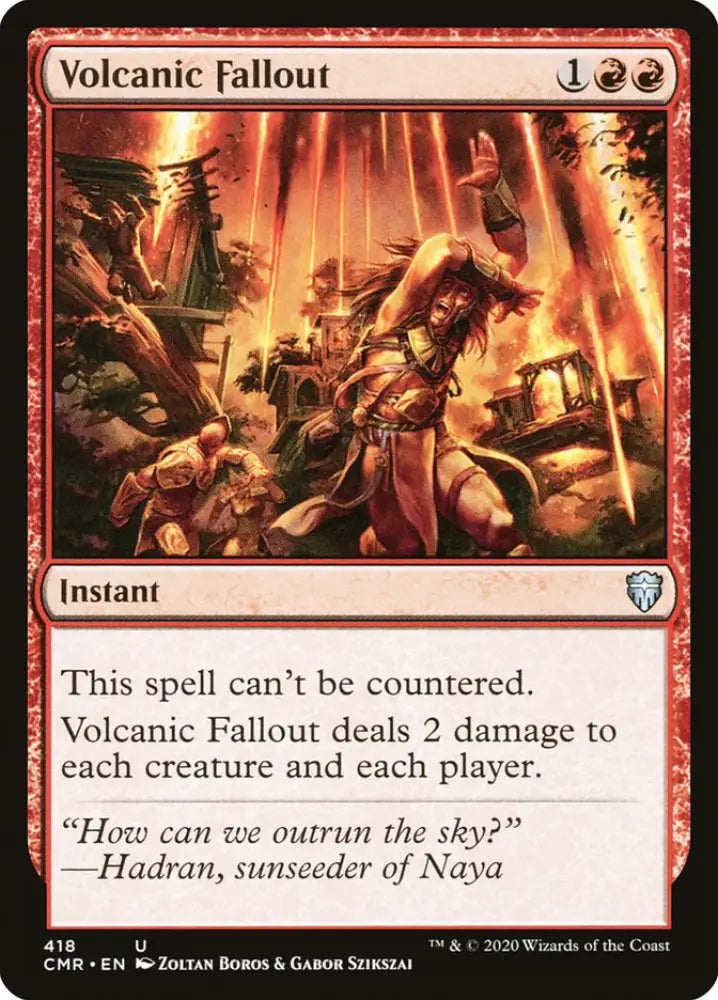 Volcanic Fallout [Commander Legends] - MTG Single