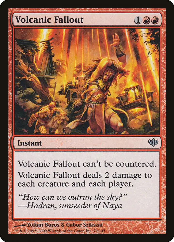 Volcanic Fallout [Conflux] - MTG Single