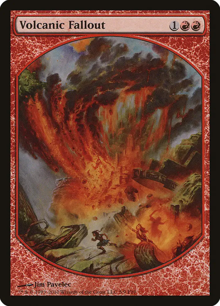 Volcanic Fallout [Magic Player Rewards 2010] - MTG Single