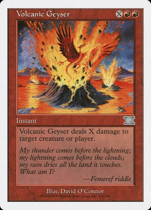 Volcanic Geyser [Classic Sixth Edition] - MTG Single