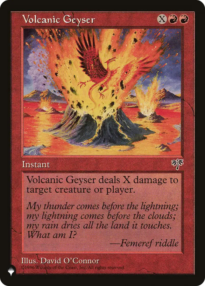 Volcanic Geyser [The List] - MTG Single