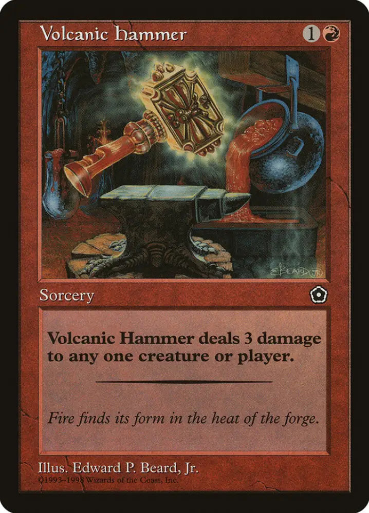 Volcanic Hammer [Portal Second Age] - MTG Single