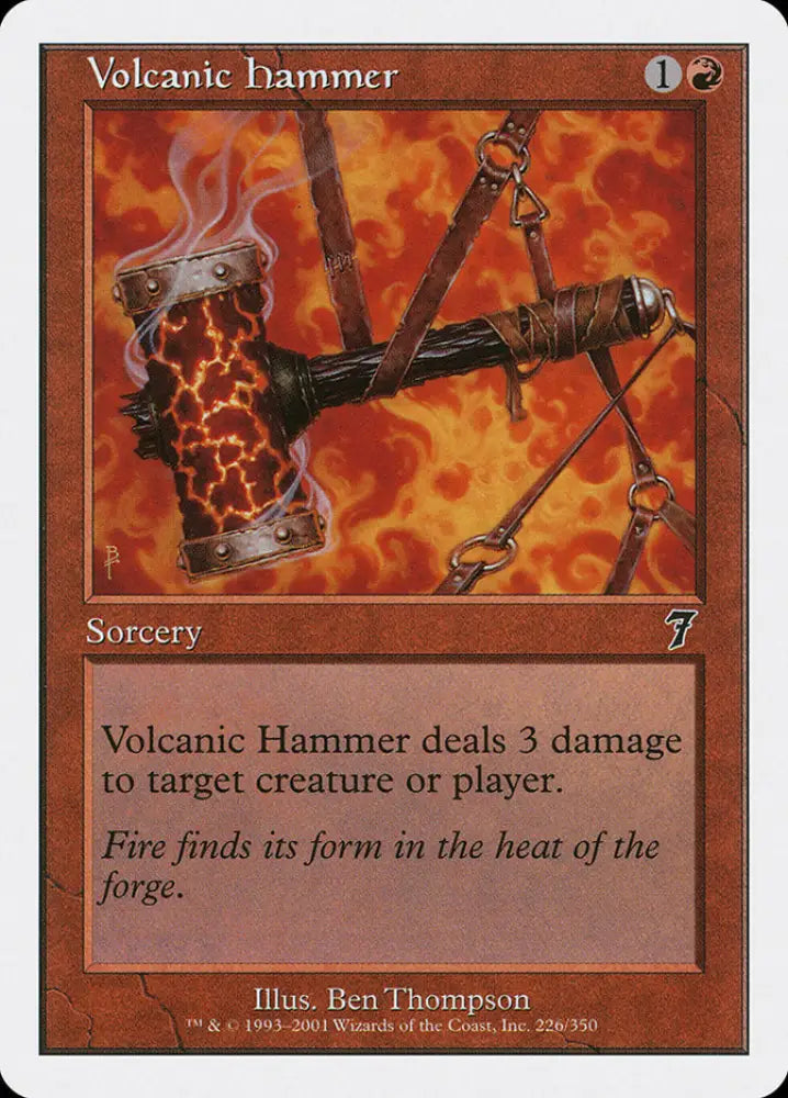 Volcanic Hammer [Seventh Edition] - MTG Single