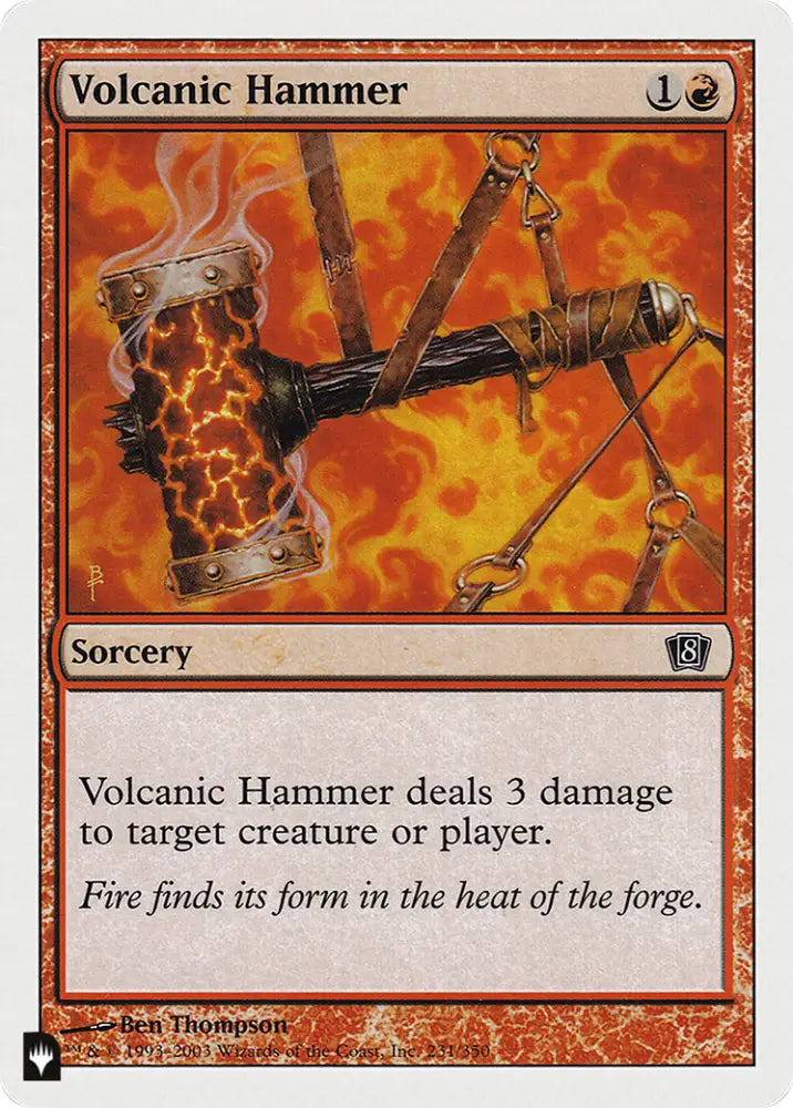 Volcanic Hammer [The List] - MTG Single