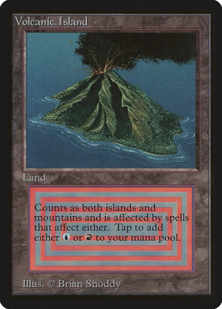 Volcanic Island [Beta Edition] - MTG Single