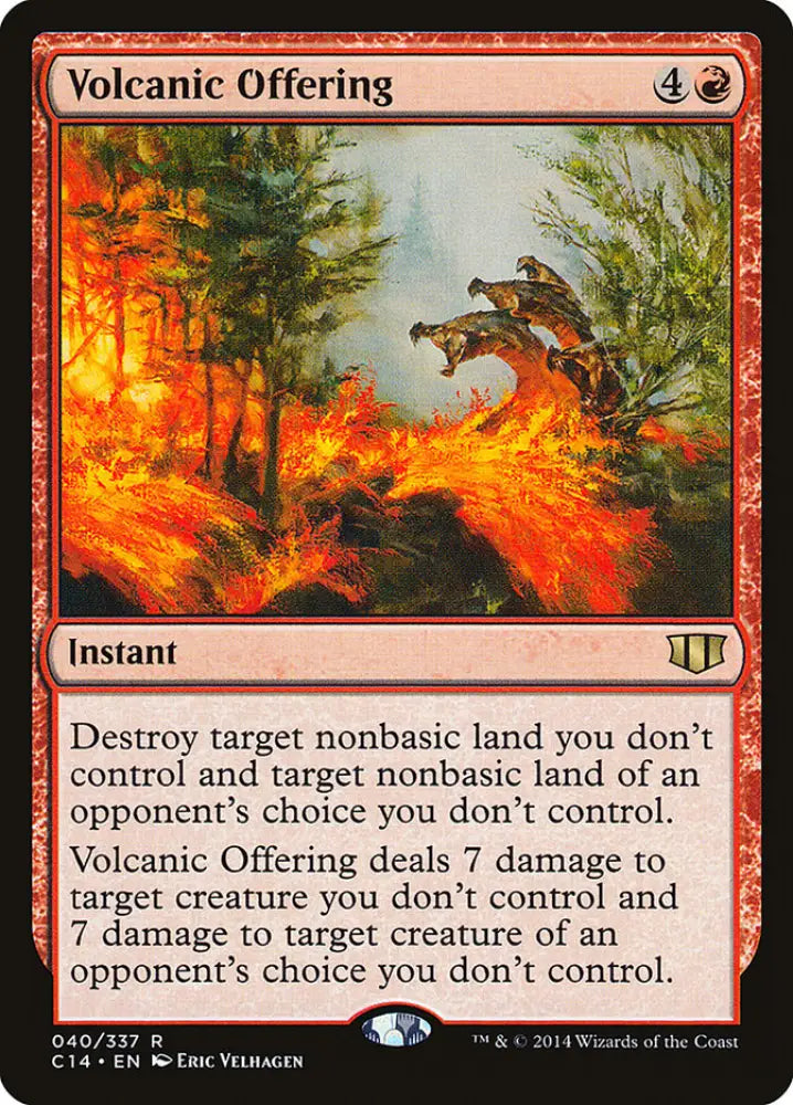 Volcanic Offering [Commander 2014] - MTG Single