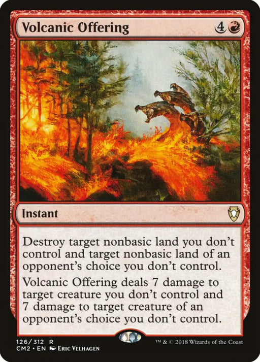 Volcanic Offering [Commander Anthology Volume II] - MTG Single