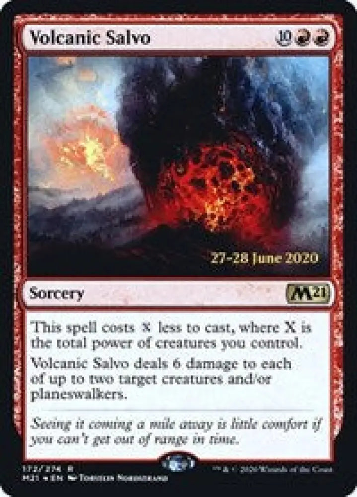 Volcanic Salvo (172) [Prerelease Cards]