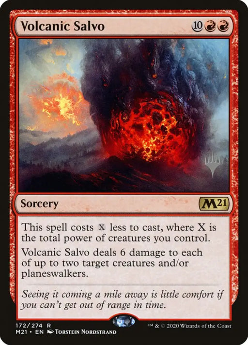 Volcanic Salvo (Promo Pack) [Core Set 2021 Promos] - MTG Single