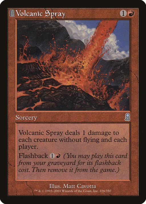 Volcanic Spray [Odyssey] - MTG Single