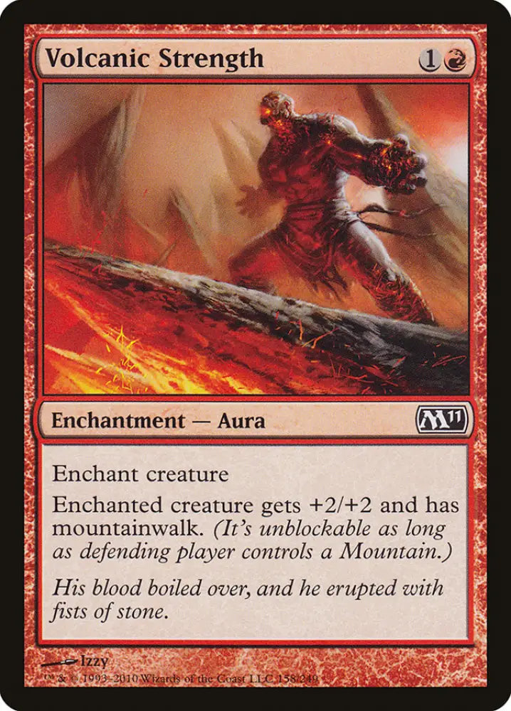 Volcanic Strength [Magic 2011] - MTG Single