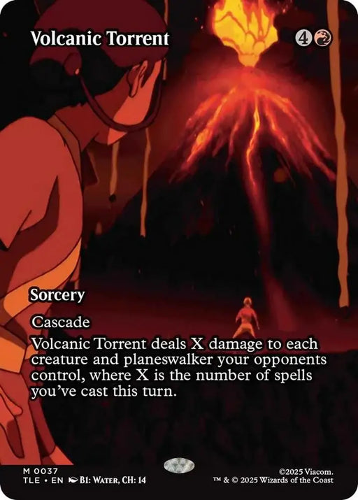 Volcanic Torrent (Borderless) (37) [Avatar: The Last Airbender: Eternal-Legal]