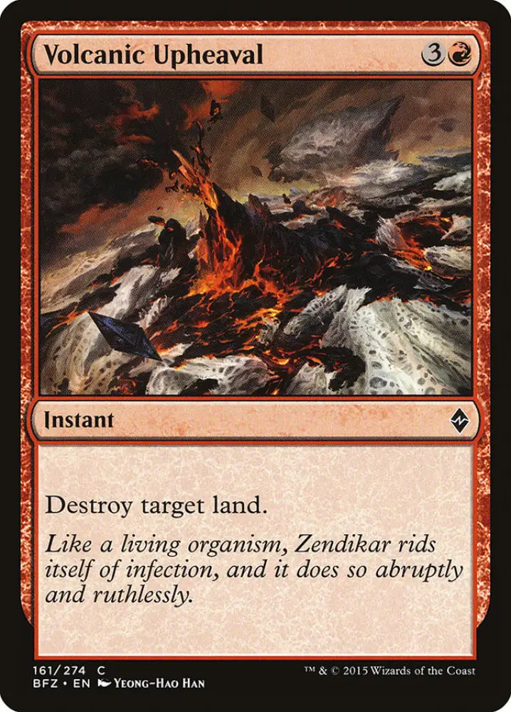 Volcanic Upheaval [Battle for Zendikar] - MTG Single