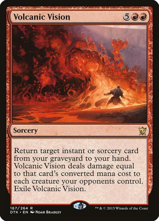 Volcanic Vision [Dragons of Tarkir] - MTG Single