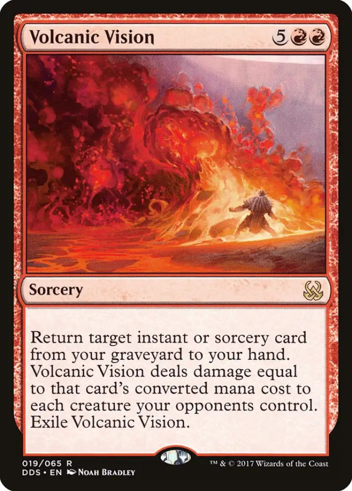 Volcanic Vision [Duel Decks: Mind vs. Might] - MTG Single