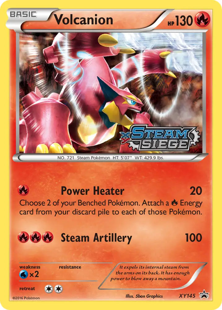 Volcanion (XY145) [XY: Black Star Promos] - Pokemon Single