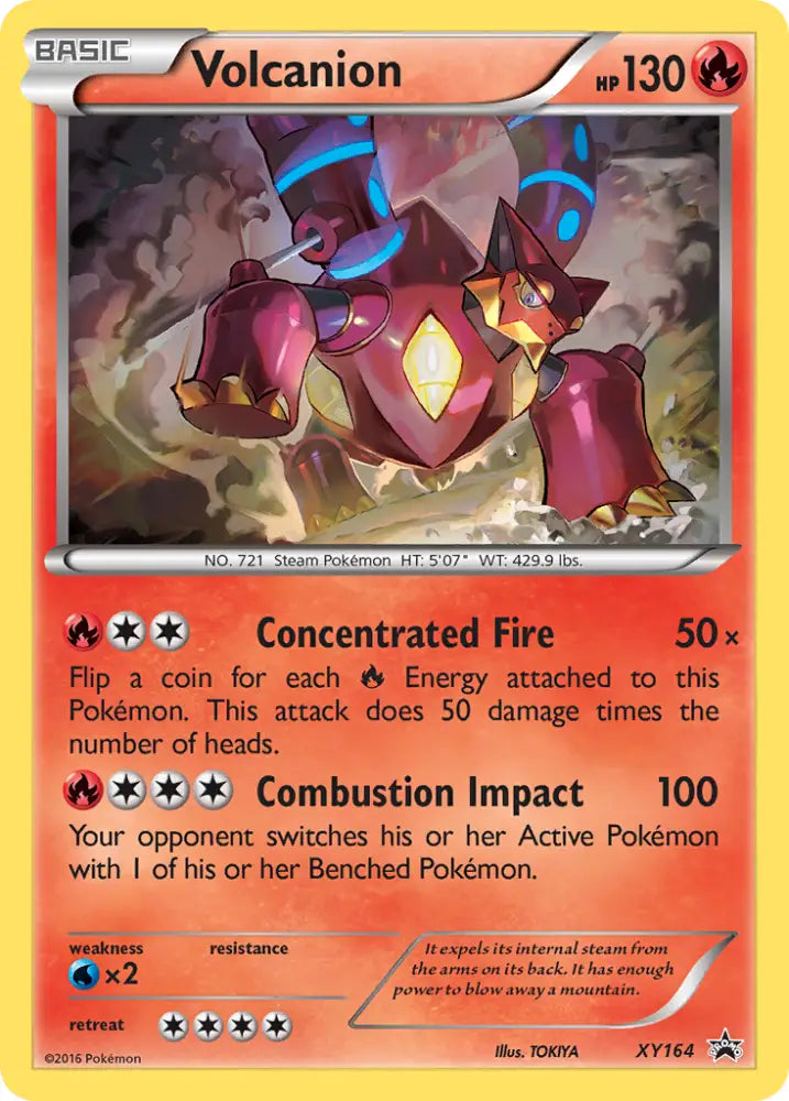 Volcanion (XY164) [XY: Black Star Promos] - Pokemon Single