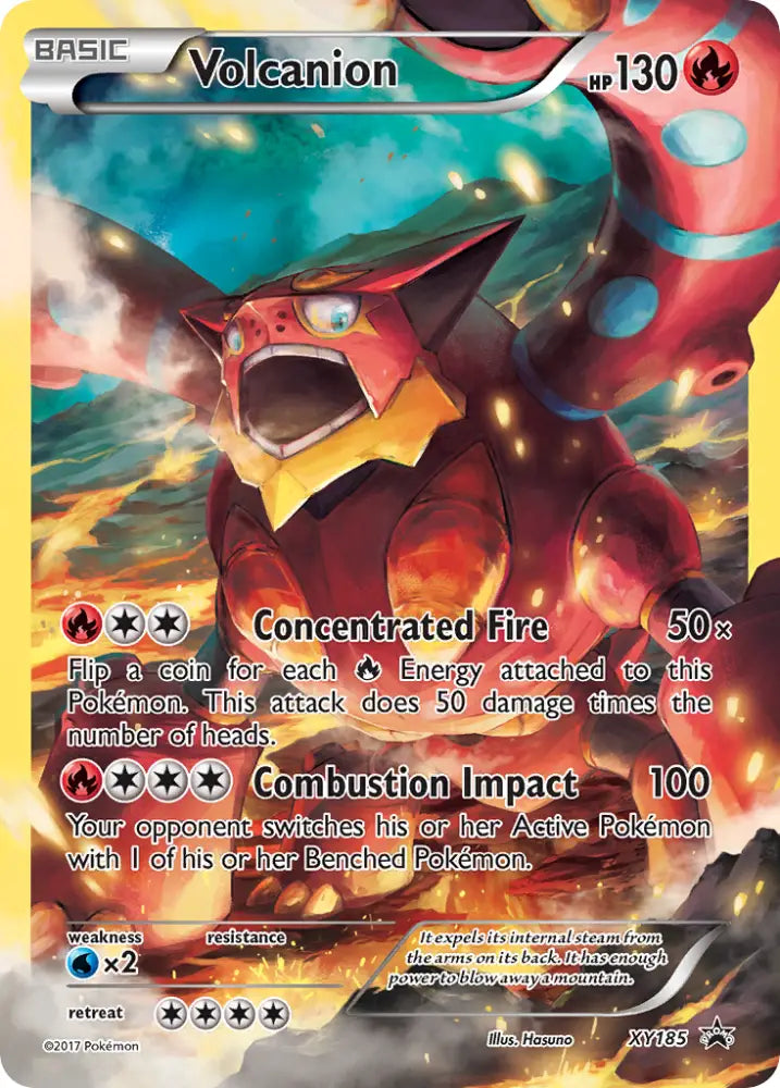 Volcanion (XY185) [XY: Black Star Promos] - Pokemon Single