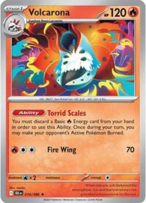 Volcarona (016/086) [SV: Black Bolt]