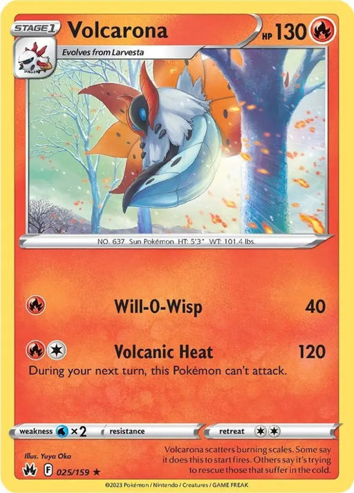 Volcarona (025/159) [Sword & Shield: Crown Zenith] - Pokemon Single