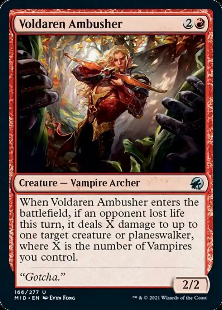 Voldaren Ambusher [Innistrad: Midnight Hunt] - MTG Single