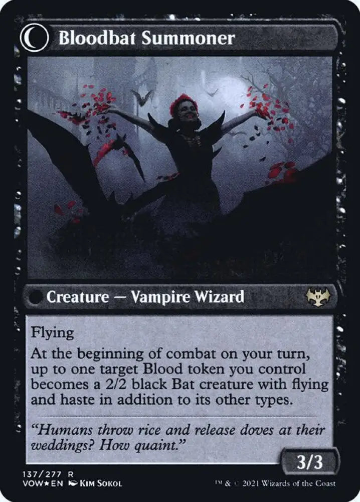 Voldaren Bloodcaster (137) [Prerelease Cards] Reverse