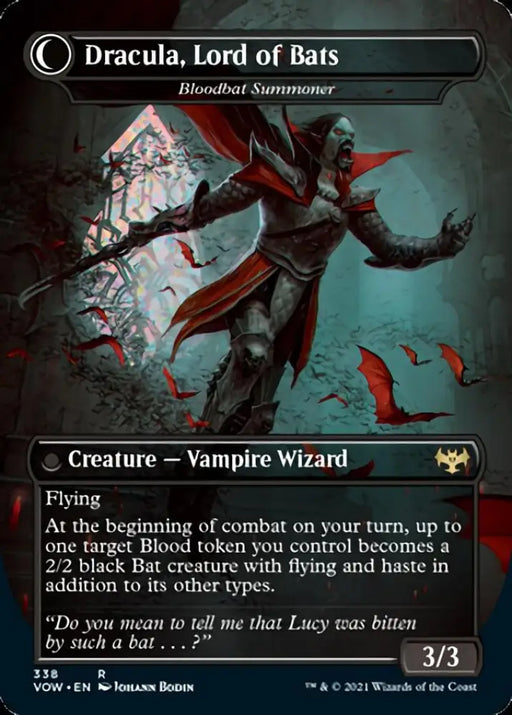 Voldaren Bloodcaster // Bloodbat Summoner - Dracula Lord of Blood // Dracula Lord of Bats [Innistrad: Crimson Vow]