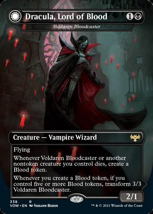 Voldaren Bloodcaster // Bloodbat Summoner - Dracula Lord of Blood // Dracula Lord of Bats [Innistrad: Crimson Vow]