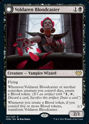 Voldaren Bloodcaster // Bloodbat Summoner [Innistrad: Crimson Vow] - MTG Single