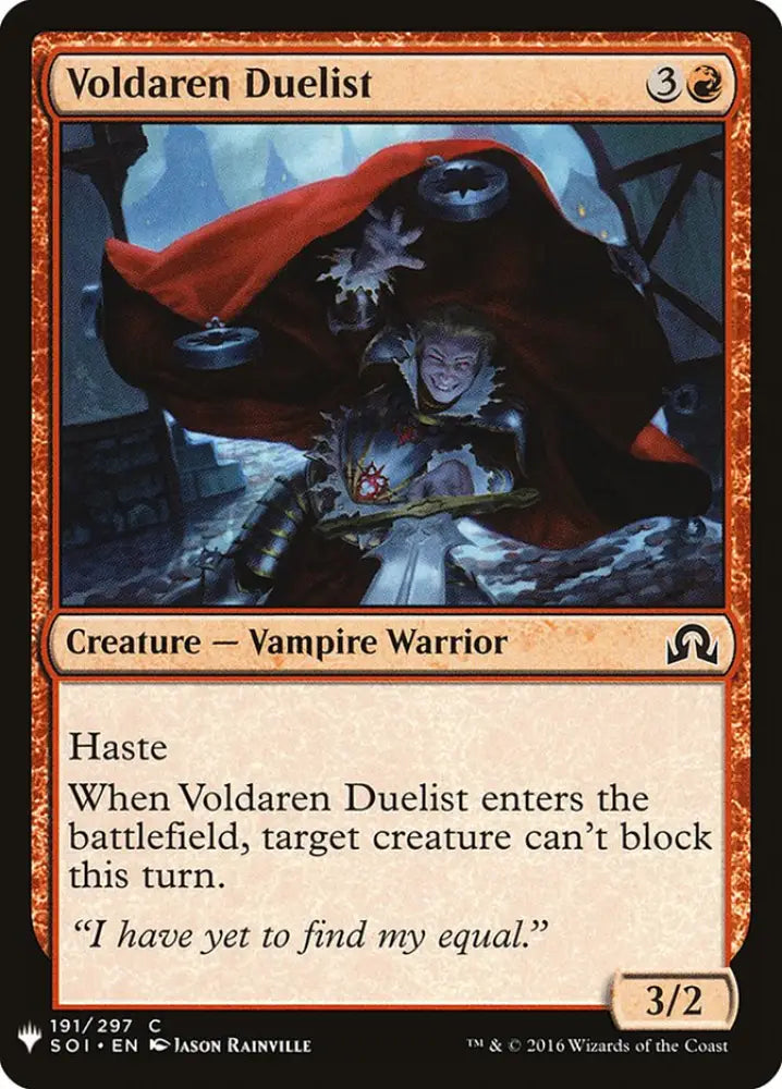 Voldaren Duelist [Mystery Booster] - MTG Single
