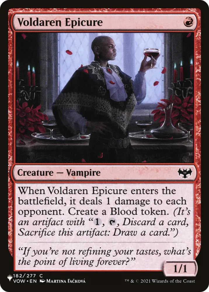Voldaren Epicure [The List] - MTG Single