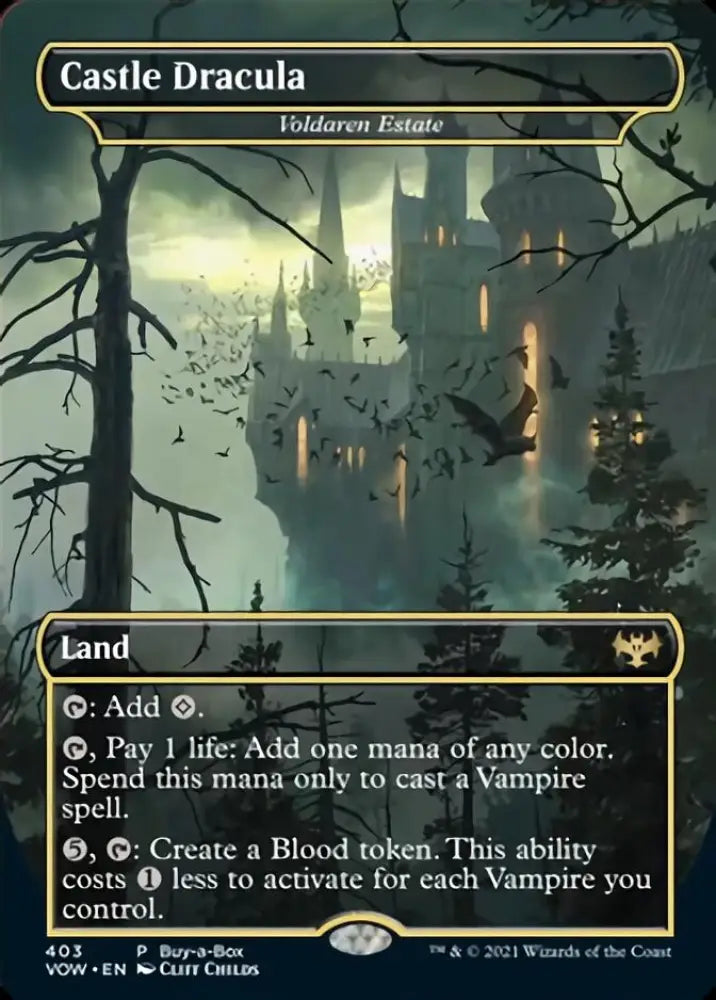 Voldaren Estate - Castle Dracula (Buy-A-Box) [Innistrad: Crimson Vow] - MTG Single