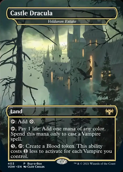 Voldaren Estate - Castle Dracula (Buy-A-Box) [Innistrad: Crimson Vow] - MTG Single