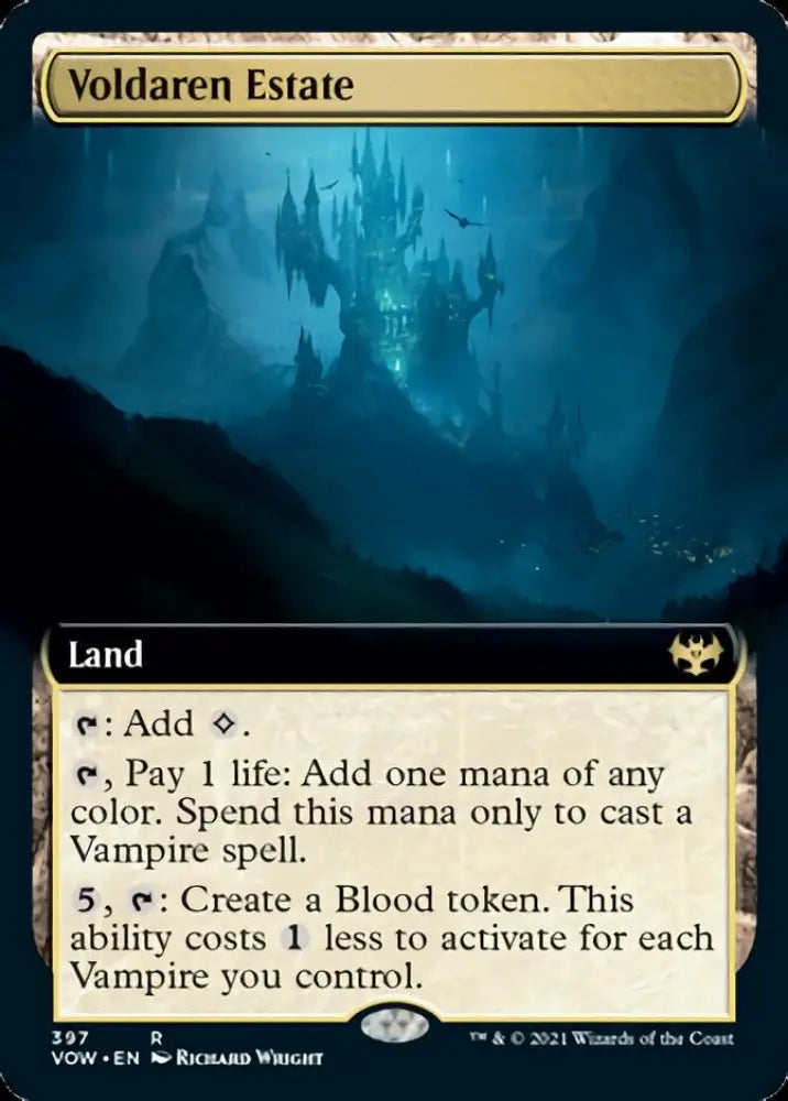 Voldaren Estate (Extended Art) [Innistrad: Crimson Vow] - MTG Single