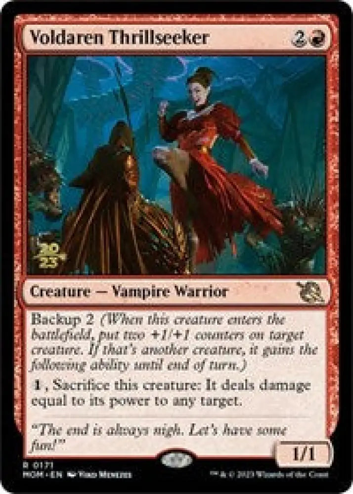 Voldaren Thrillseeker (171) [Prerelease Cards]