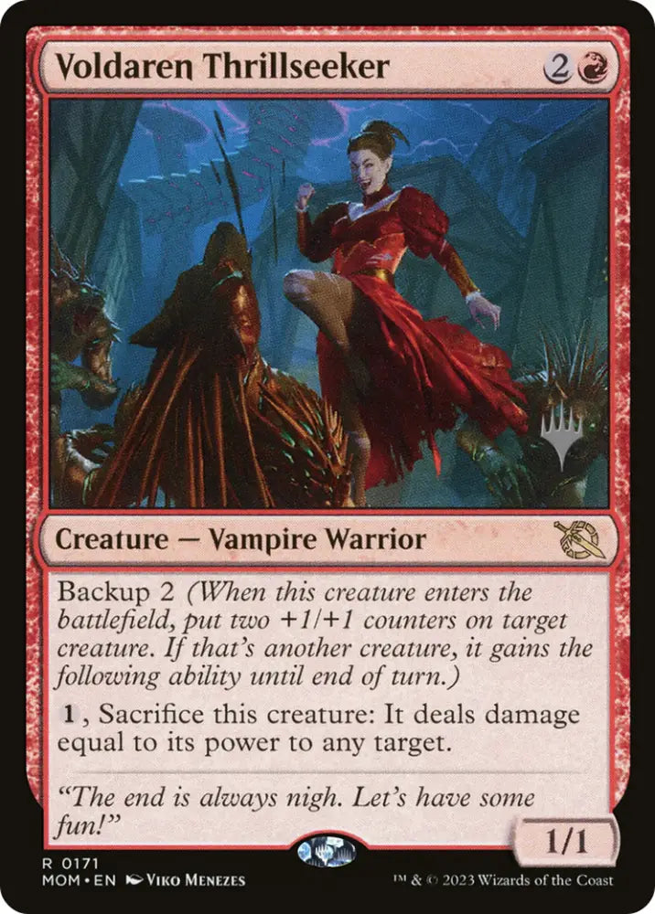 Voldaren Thrillseeker (Promo Pack) [March of the Machine Promos] - MTG Single