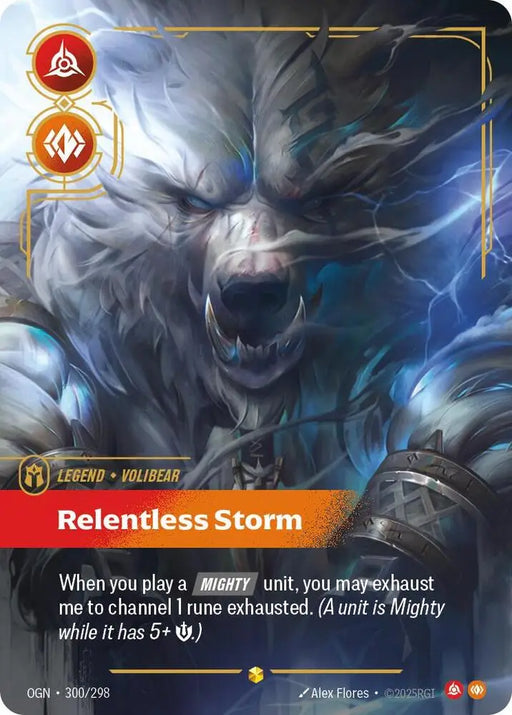 Volibear - Relentless Storm (Showcase) (300/298) [Origins]