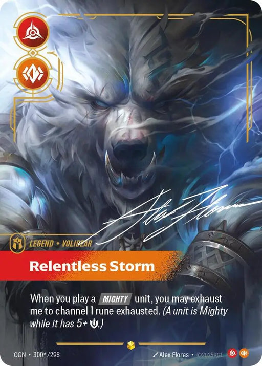Volibear - Relentless Storm (Signature) (300*/298) [Origins]
