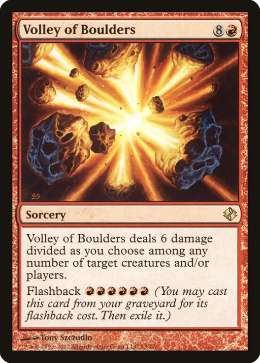 Volley of Boulders [Duel Decks: Venser vs. Koth] - MTG Single