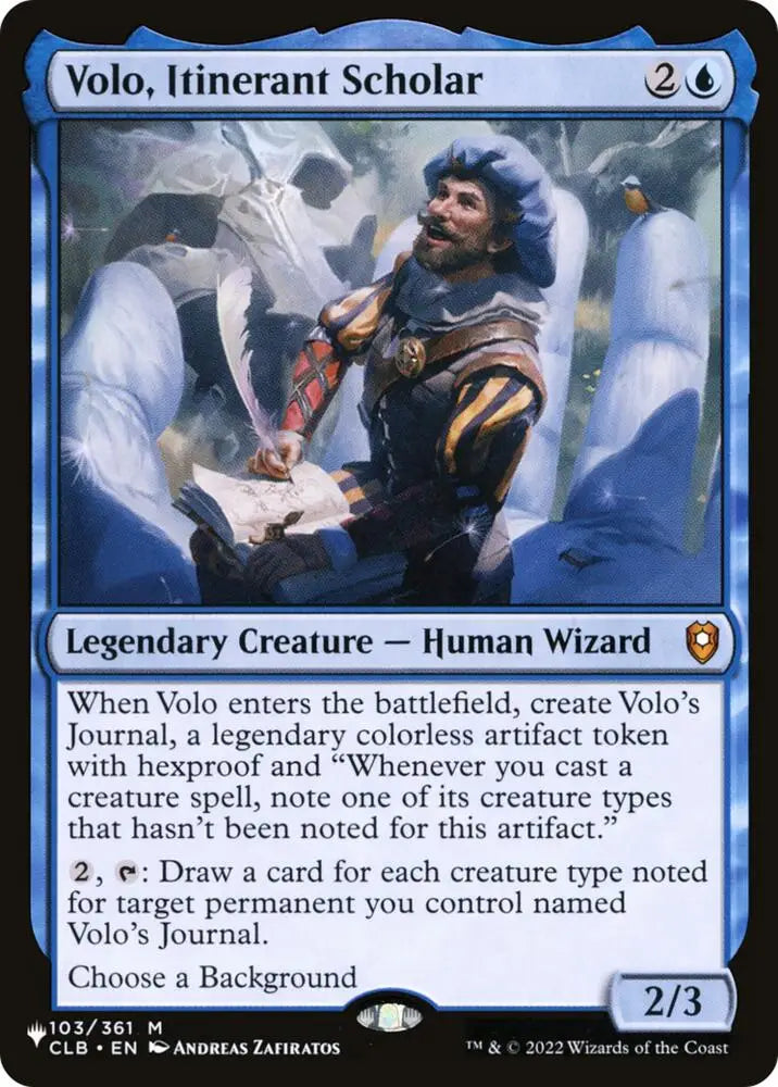 Volo, Itinerant Scholar (103) [The List]