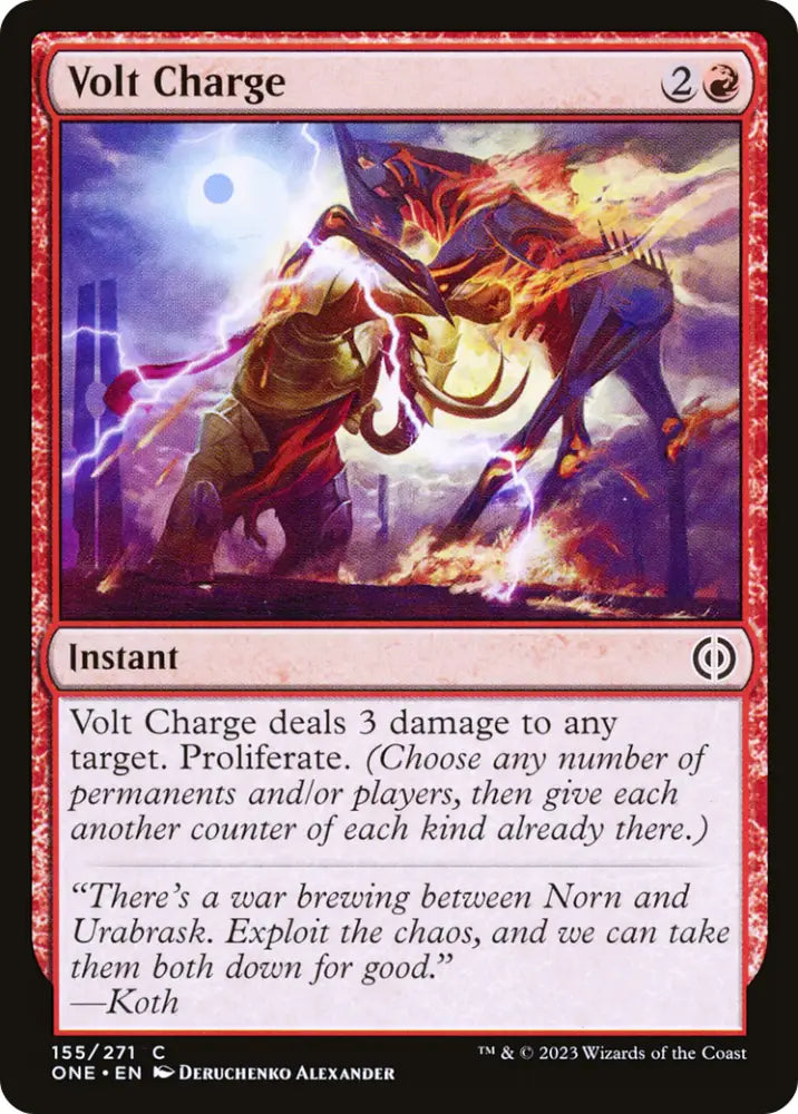 Volt Charge [Phyrexia: All Will Be One] - MTG Single