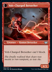 Voltaic Visionary // Volt-Charged Berserker [Innistrad: Crimson Vow] - MTG Single
