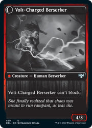 Voltaic Visionary // Volt-Charged Berserker [Innistrad: Double Feature] - MTG Single