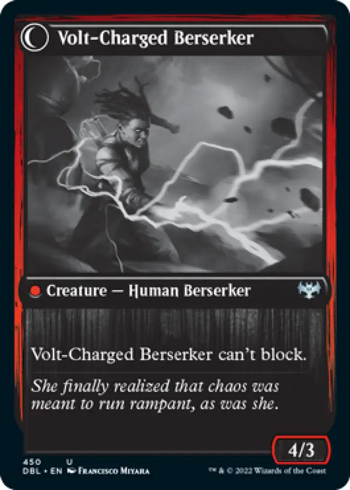 Voltaic Visionary // Volt-Charged Berserker [Innistrad: Double Feature] - MTG Single