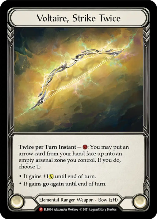 Voltaire Strike Twice [Tales of Aria 1st Edition] 1st Edition Normal - Flesh And Blood Single