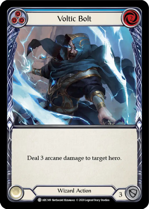 Voltic Bolt (Blue) [Arcane Rising Unlimited] Unlimited Normal - Flesh And Blood Single