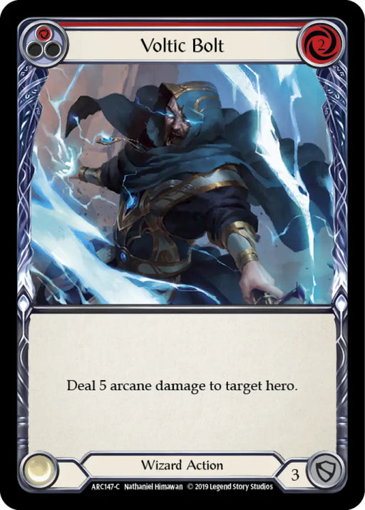 Voltic Bolt (Red) [Arcane Rising 1st Edition] 1st Edition Normal - Flesh And Blood Single